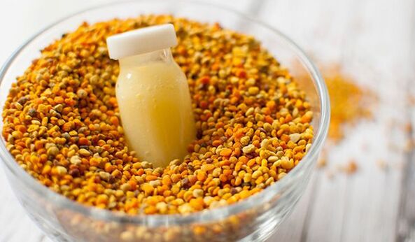 A man will stay in good shape by consuming royal jelly and bee bread